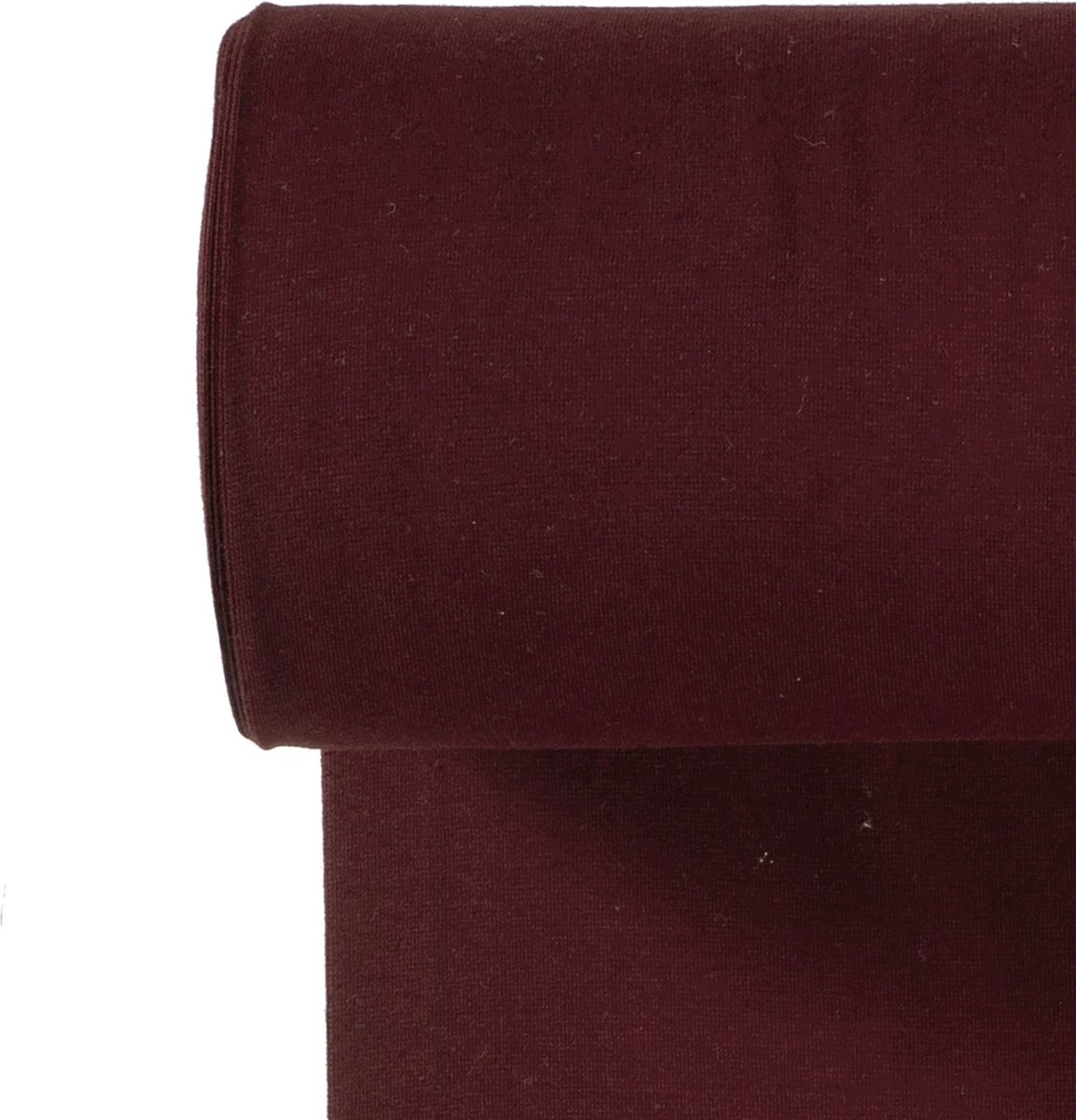 Boordstof Standaard Effen - Bordeaux Rood 018 - 1 Meter