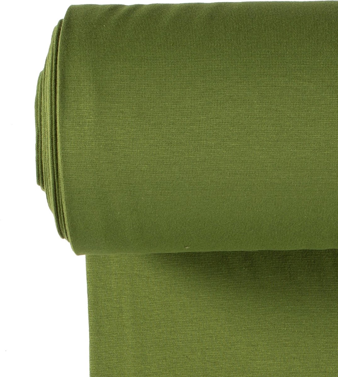 Boordstof Standaard Effen - Bos Groen 026 - 1 Meter