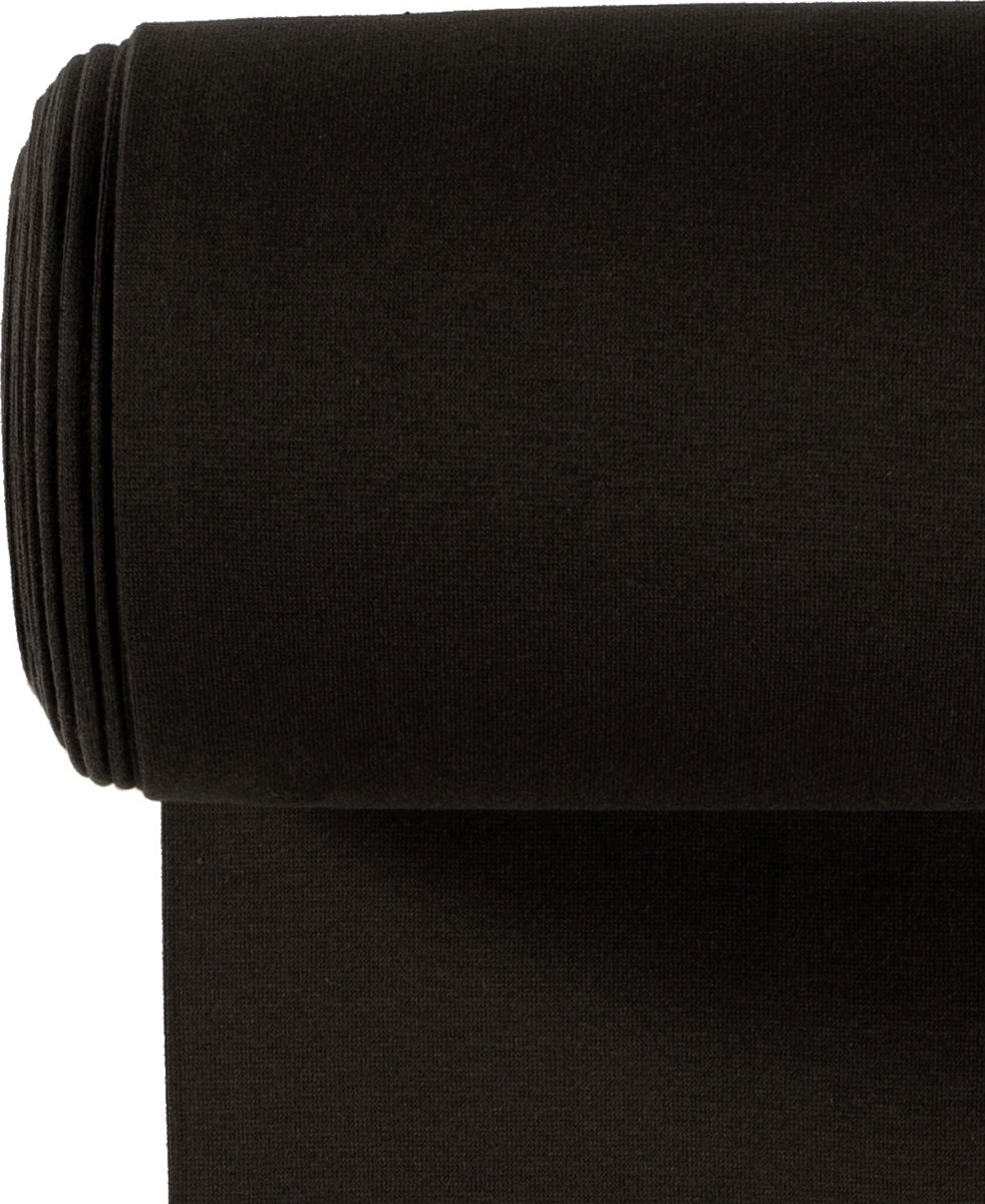 Boordstof Standaard Effen - Donker Bruin 055 - 1 Meter