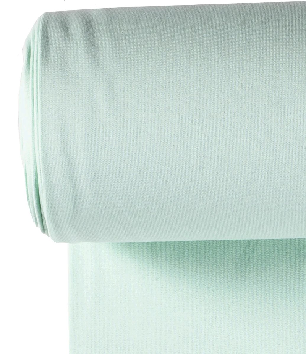 Boordstof Standaard Effen - Ijs Mint Groen 022 - 1 Meter