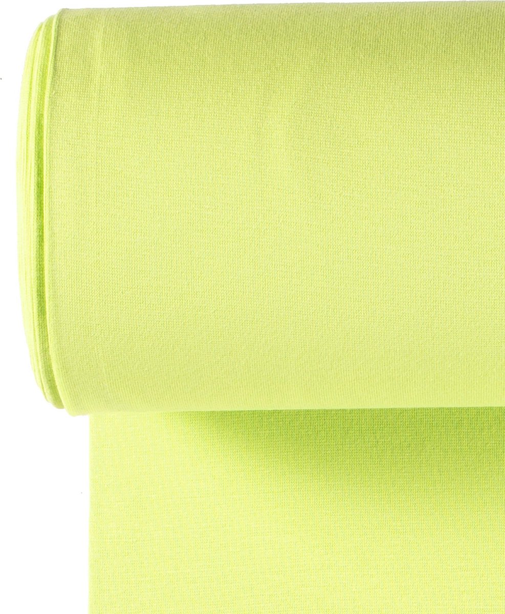 Boordstof Standaard Effen - Limoen Groen 023 - 1 Meter