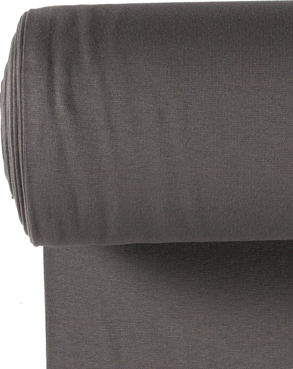 Boordstof Standaard Effen - Taupe Grijs 154 - 1 Meter