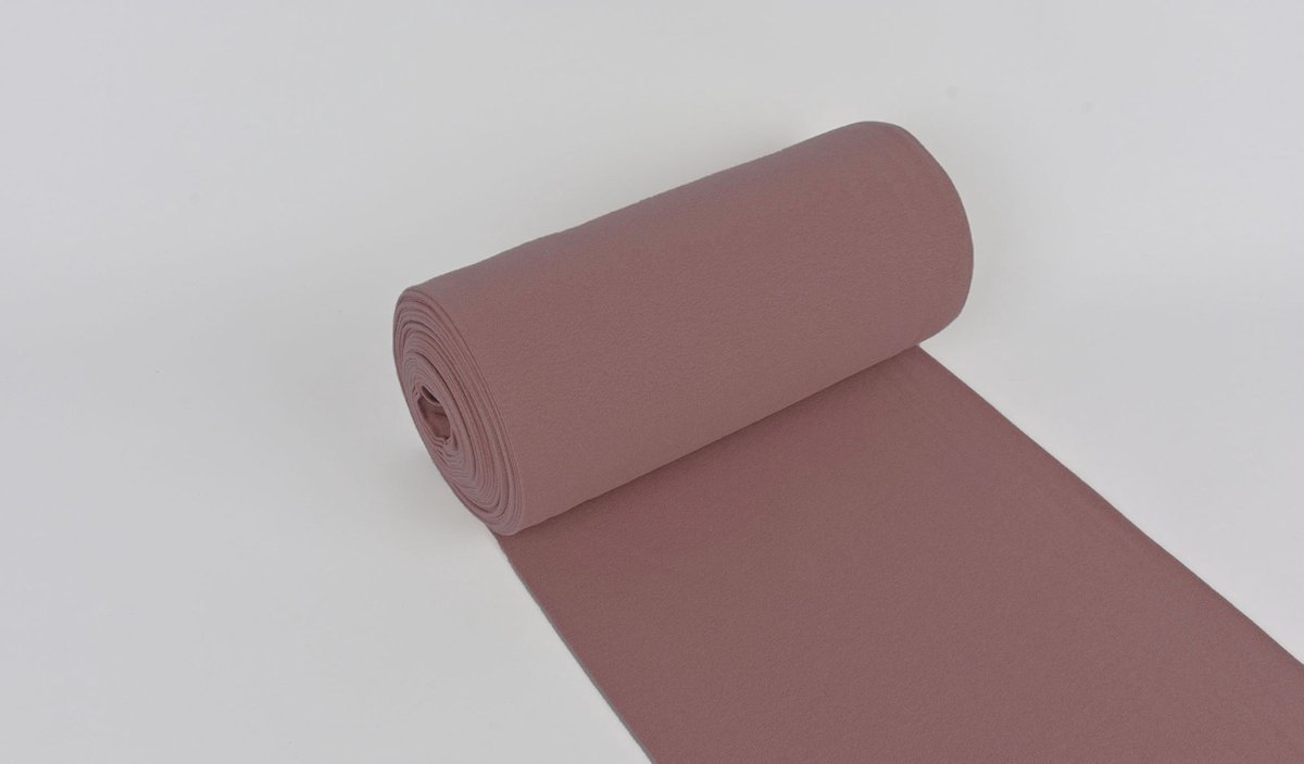 Boordstof Uni - Oud Roze - 1313 - 1 Meter