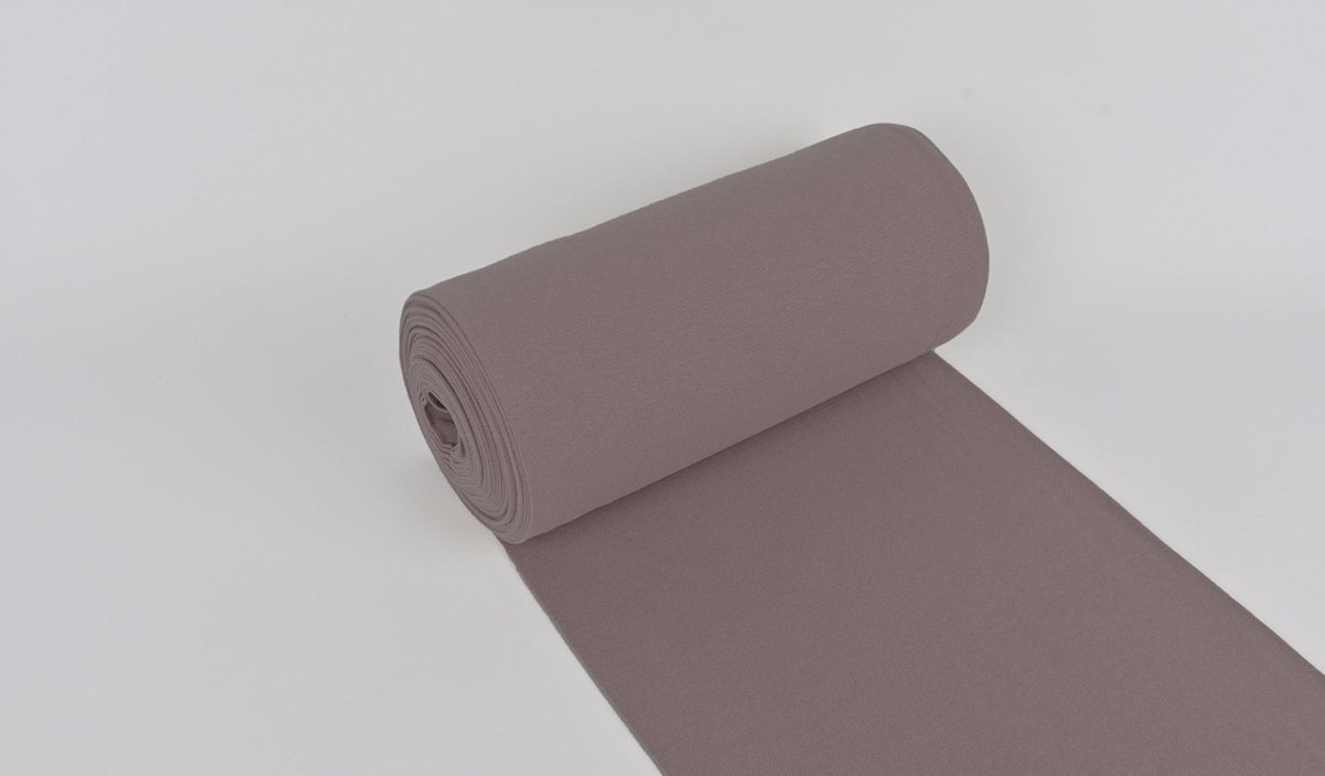 Boordstof Uni - Rose 1519 - 1 Meter