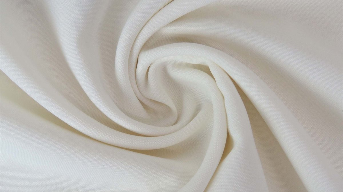 Texturé / Burlington Stof Uni - Ecru 51 - 1 Meter