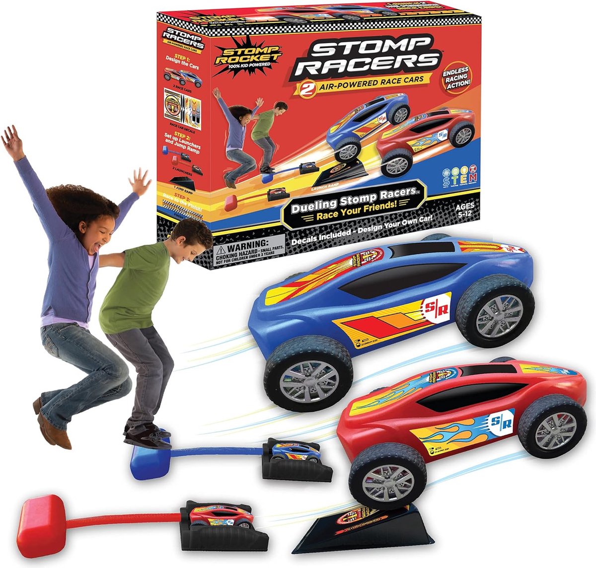 Stomp Rocket 365031 Stomp Rocket Dueling stomp Racers Speelgoed 1 stuk(s)