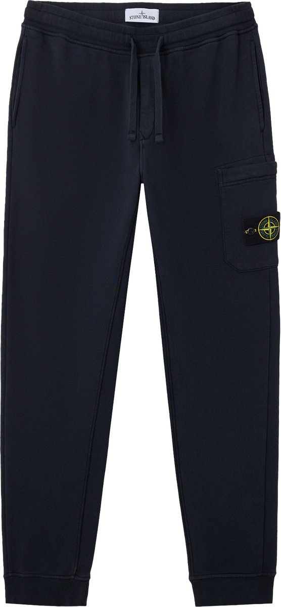Stone Island Fleece Sweatpants Navy Blue.