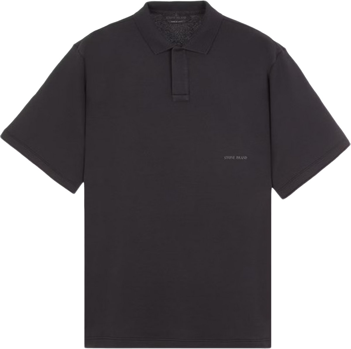 Stone Island Ghost Polo Shirt Zwart.