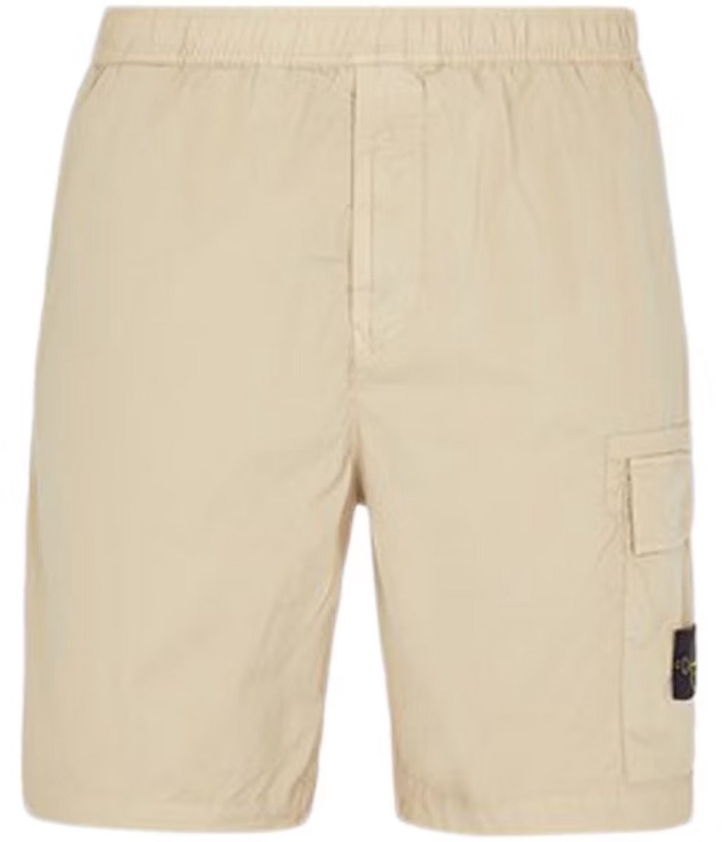 Stone Island Weatherproof Comfort Korte Broek Ghost (Beige).