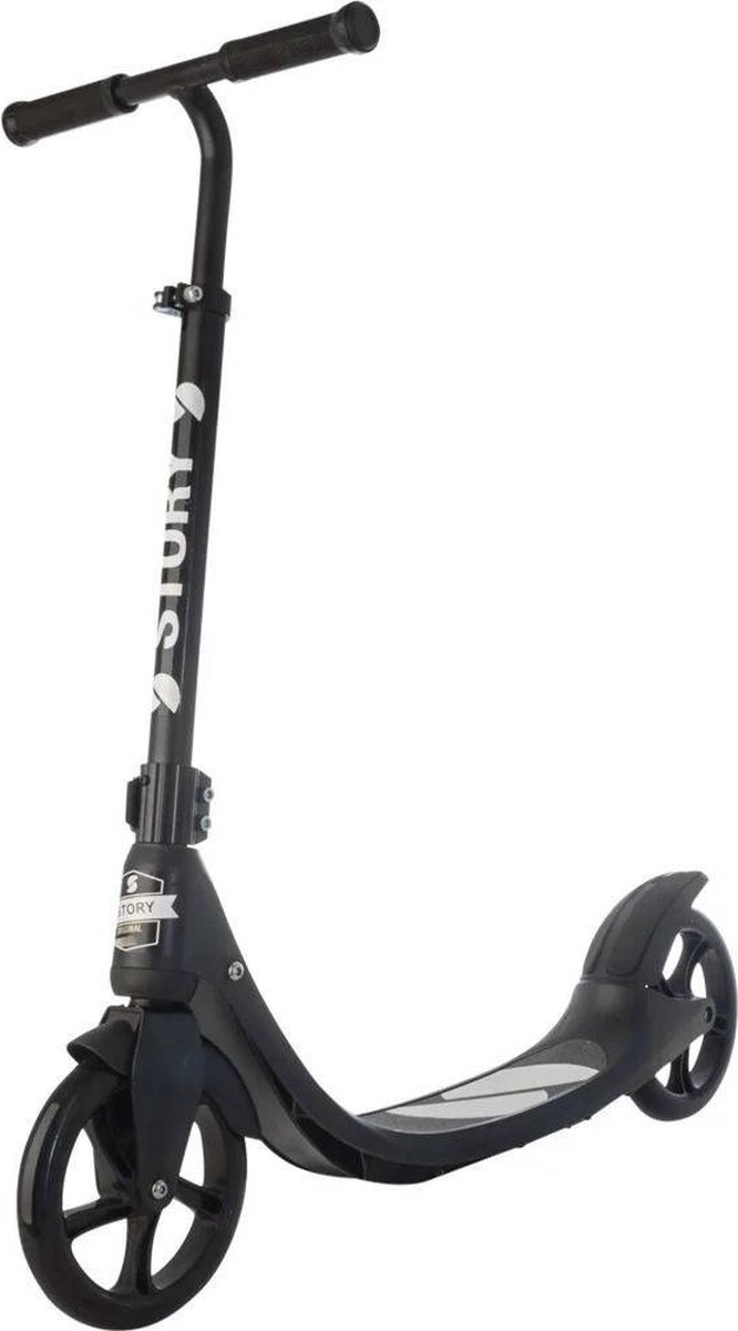 Story City Ride Step Zwart, een fancy step voor transport in de stad