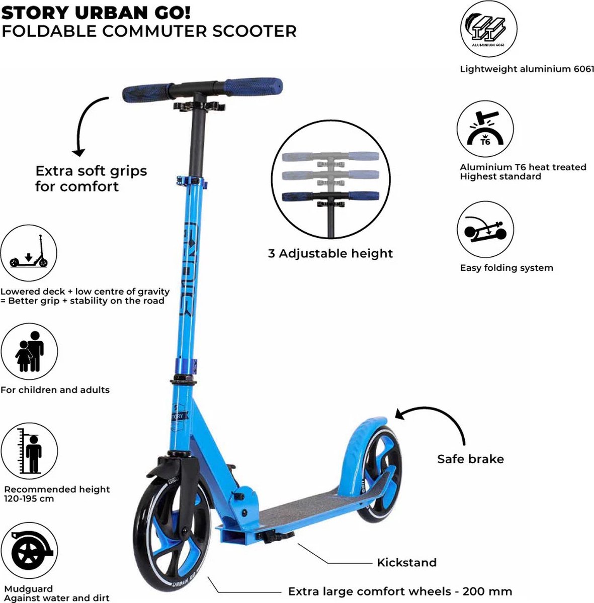 Story Urban Go Autoped Dark Blue