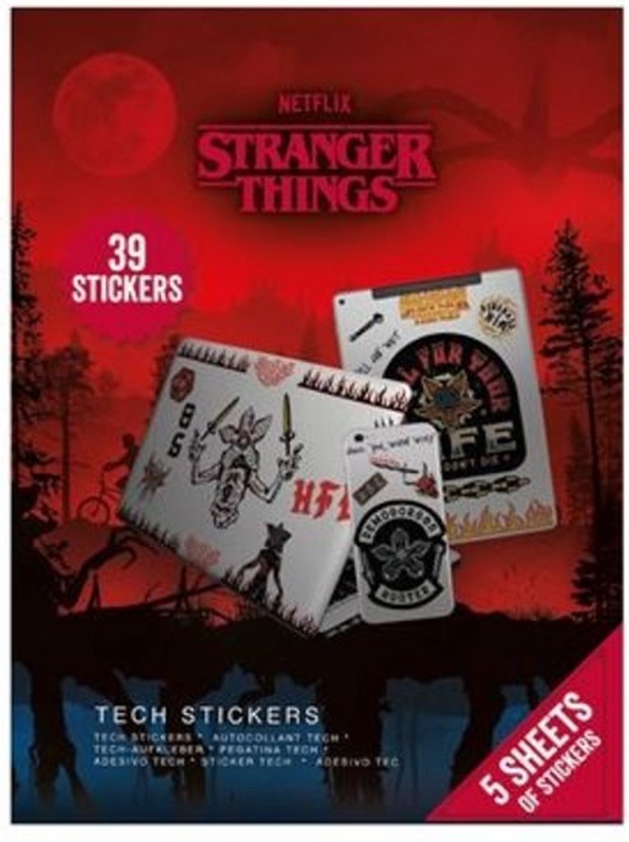 Stranger Things - Stranger Things Season 4 Tech Stickers
