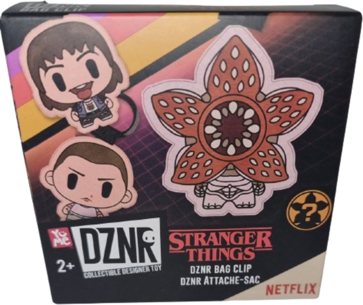 Stranger Things Bag Clip sleutelhanger - 1 exemplaar - Blind Box Surprise - Verzamel ze alle 5
