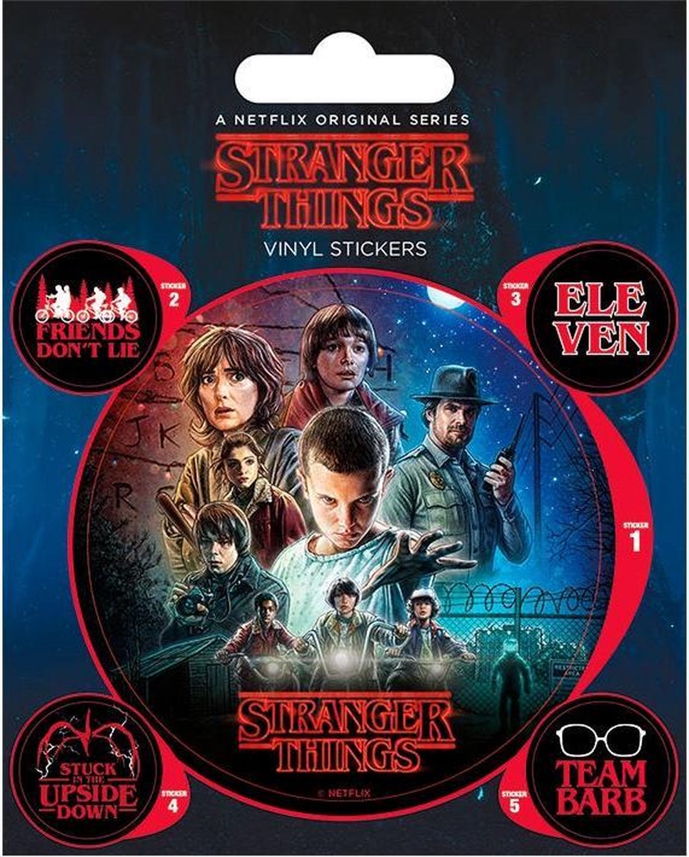 Stranger Things Vinyl Stickers Set