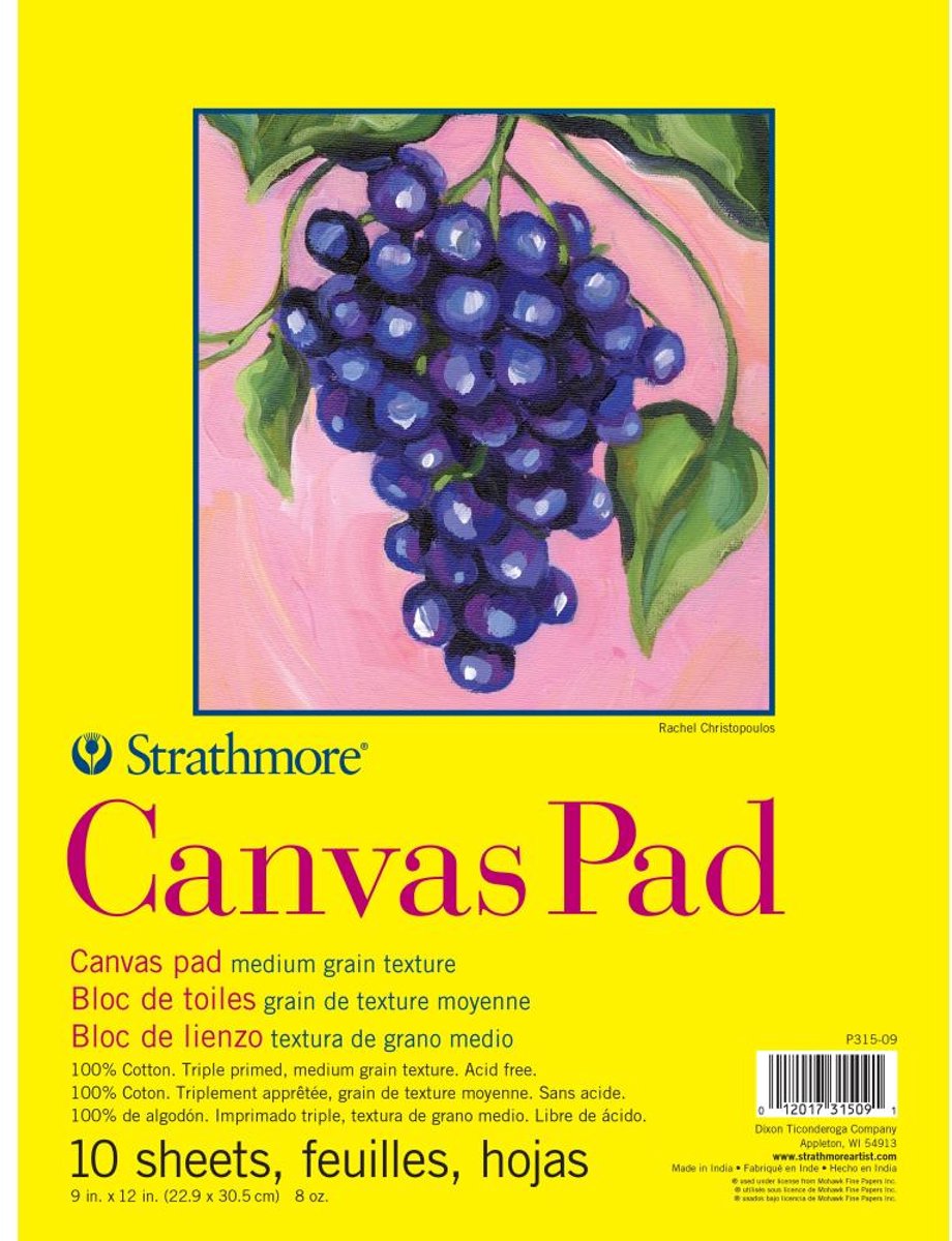 Strathmore - Canvas Pad - 10 vel - 22.9 cm x 30,5 cm - P315-09