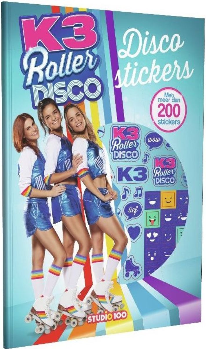 Studio 100 Stickerboek K3 Roller Disco 30 Cm