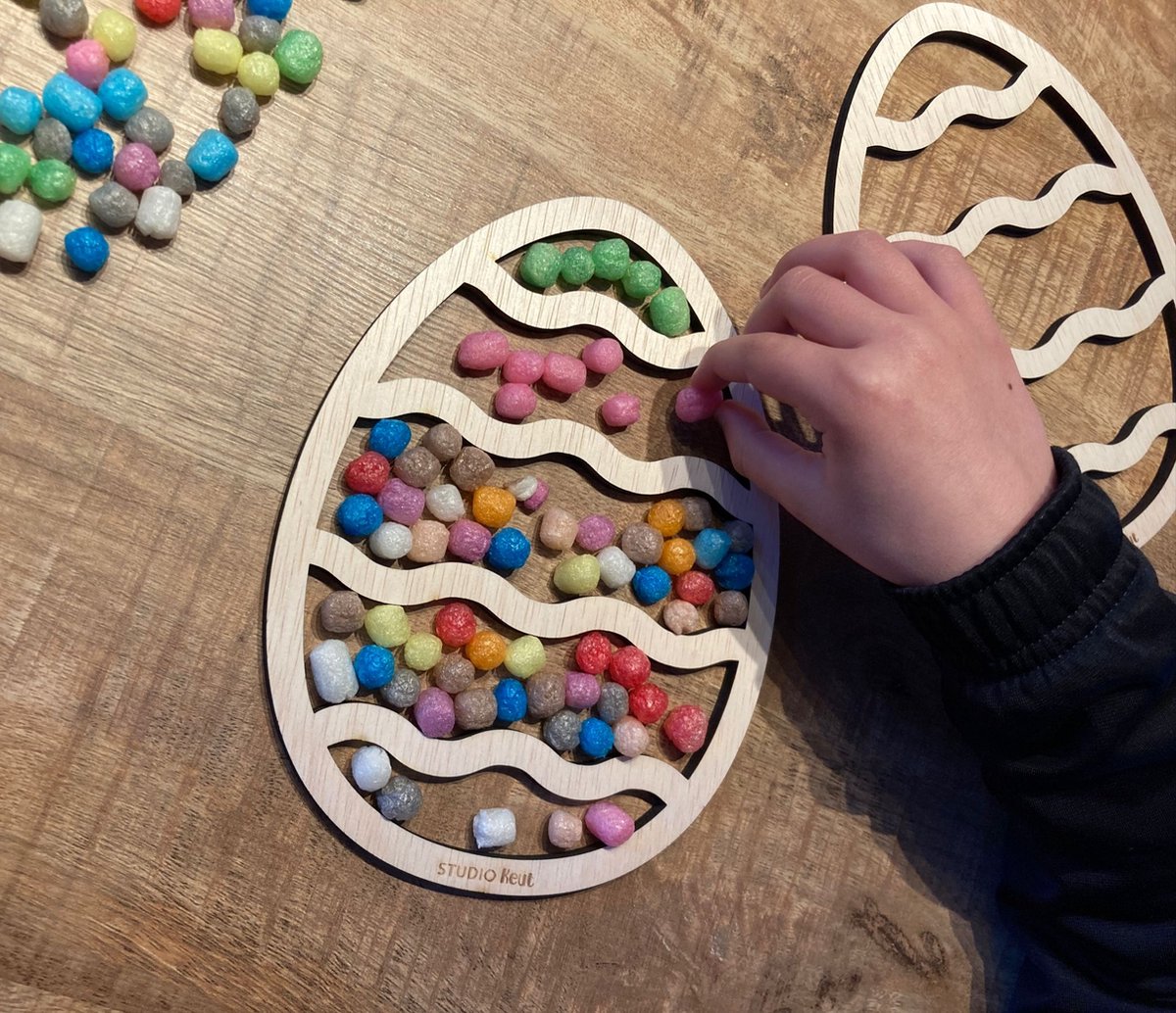 Studio Keut - Sensorisch speel ei - Hout