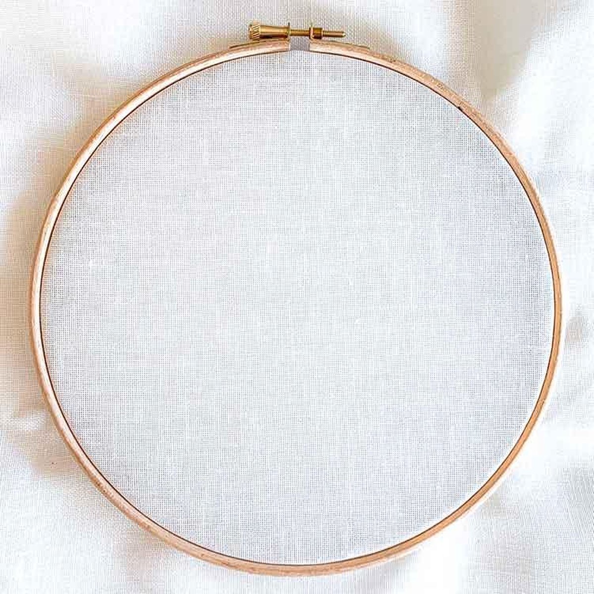 100 x 140 cm witte evenweave 32 count Borduurstof - 13 draden per cm borduurlinnen - wit