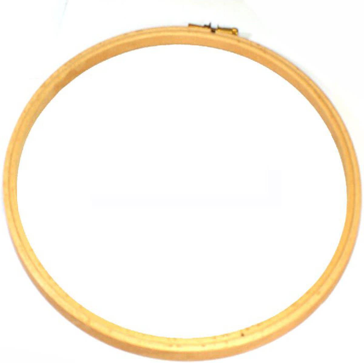 Set 5 x 10 inch (~25 cm) borduurringen - houten borduurring 25 cm doorsnede