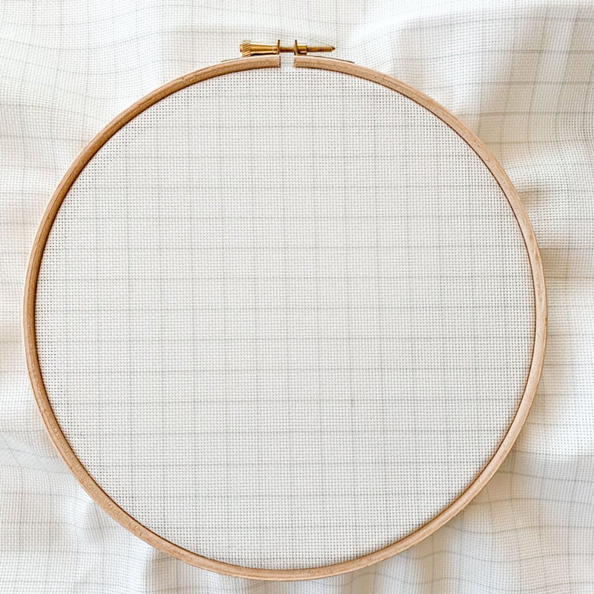   - Magic count Aida 20 borduurstof - met water uitwasbaar grid om tellen van kruissteekpatronen makkelijk te maken - 100 x 110 cm