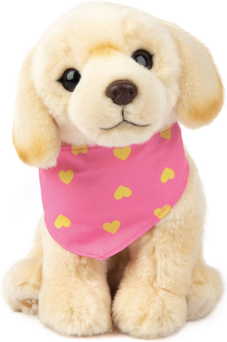 Studio Pets knuffels - Hond Labrador Happy 23cm - Speelgoed pluche