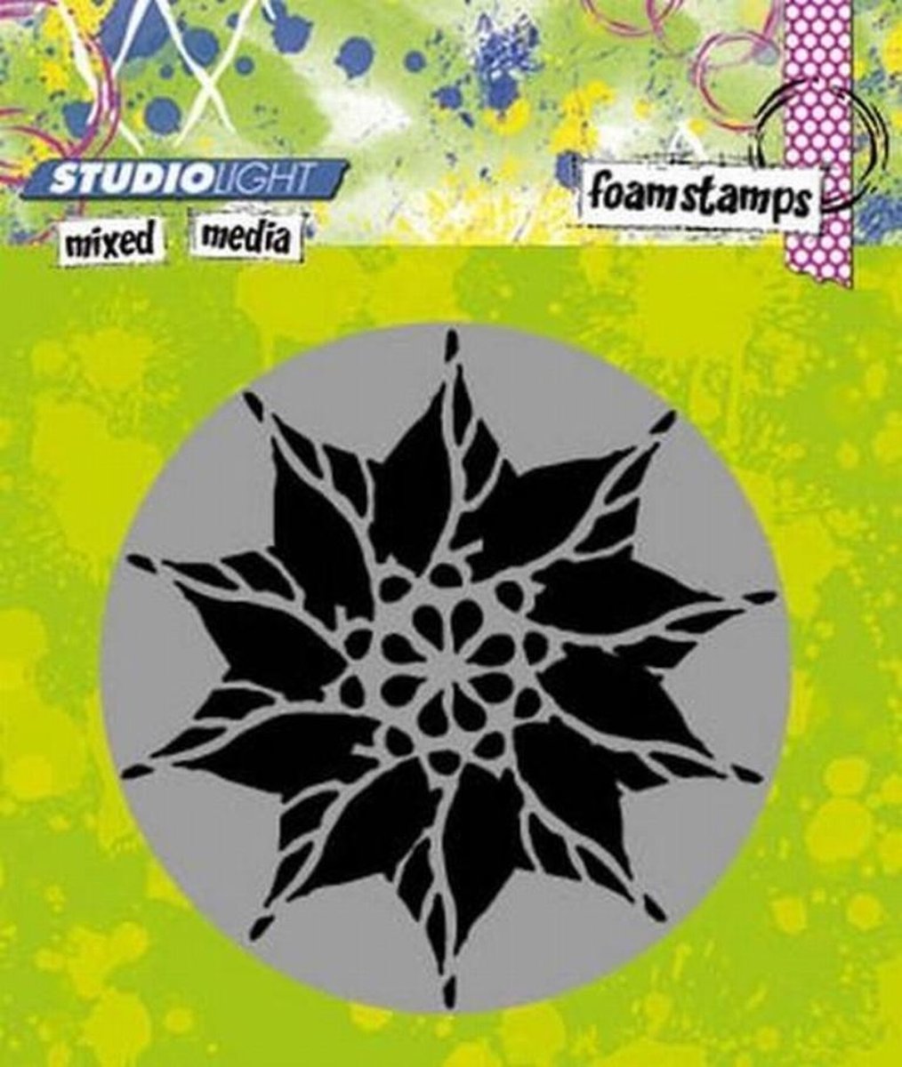 Laser Foam Stamps Mixed Media nr. 01