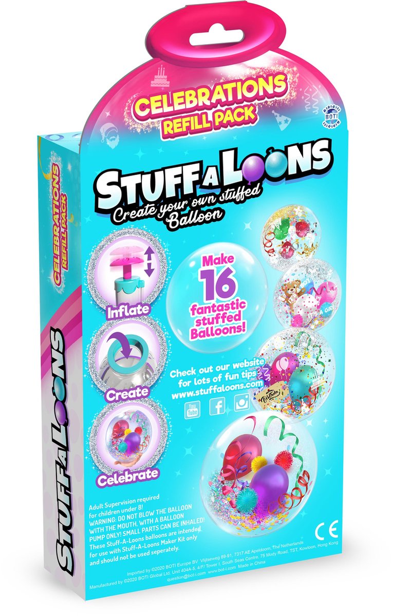 Stuff-A-Loons Celebrations Navulpakket