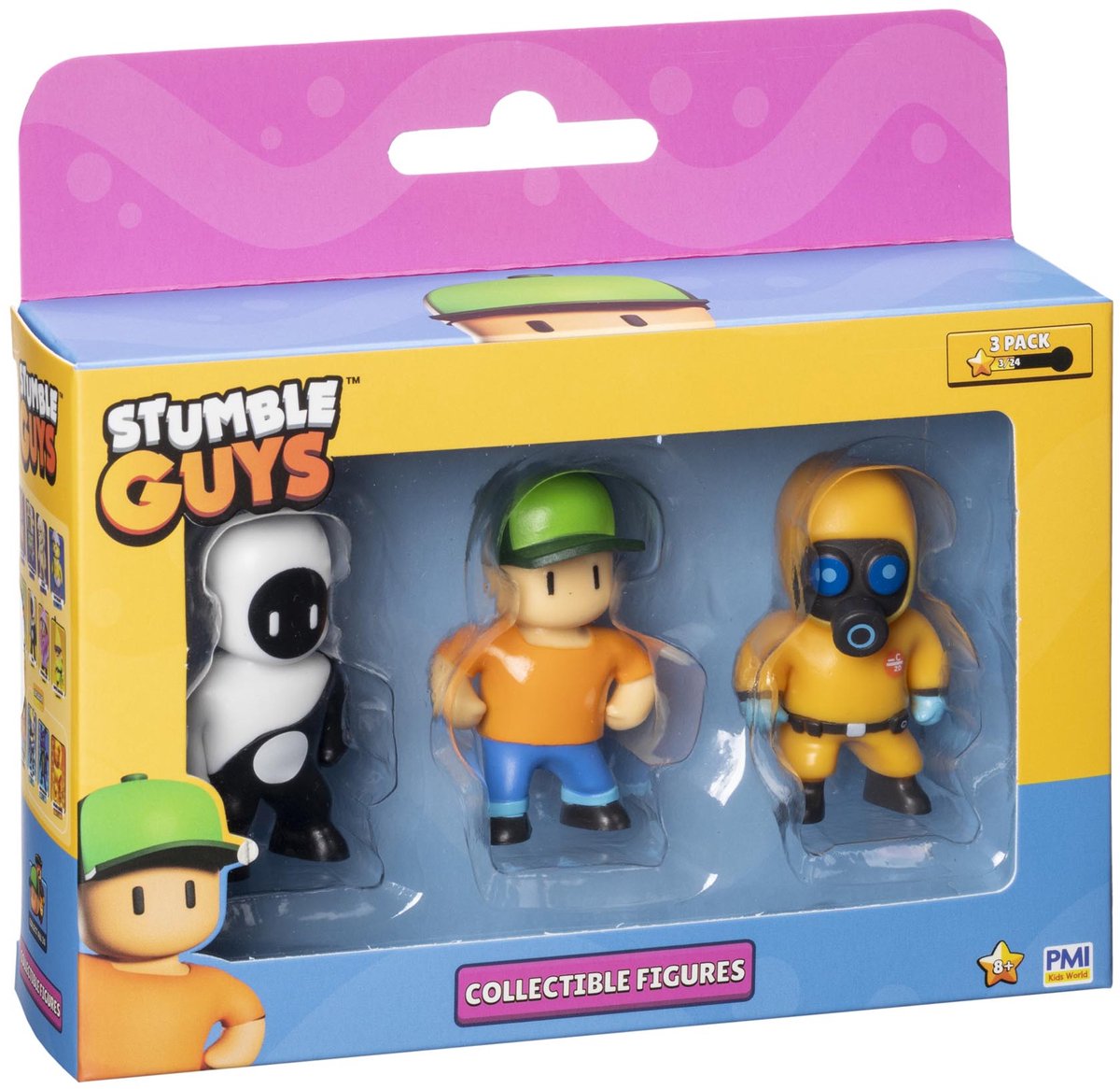 Stumble Guys - Figuren - Yang + Mr Stumble + Hazmat Nbc