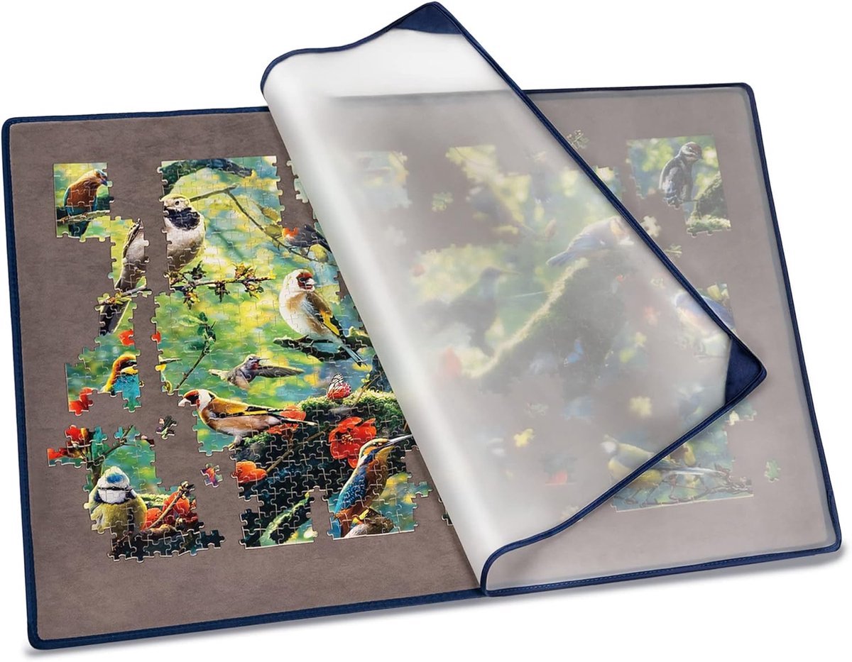 Stunq® Ruimtebesparende Opslagoplossing voor Puzzels tot 1500 Stukjes - Met Stofbescherming