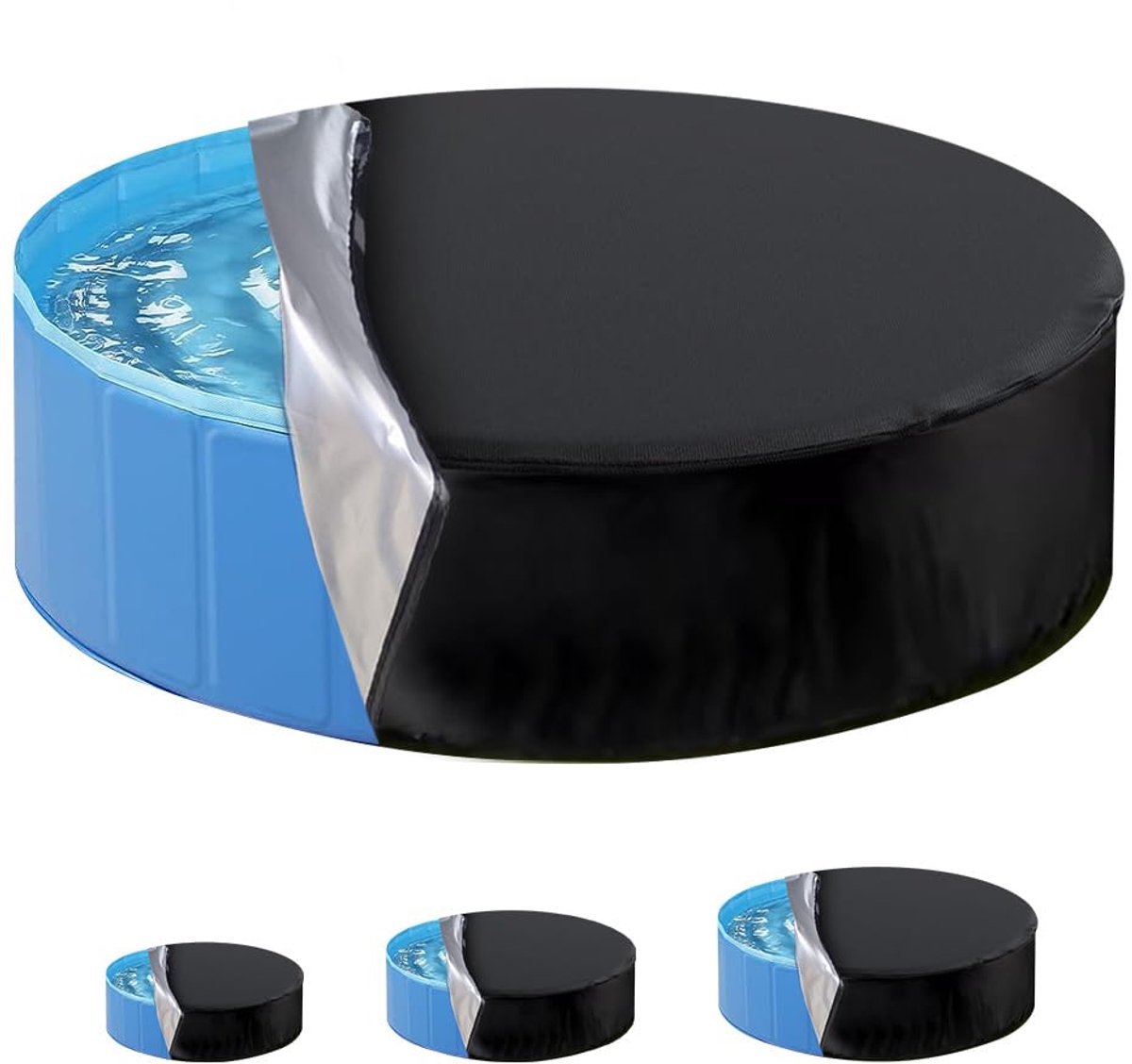 Stunq® Waterdichte ronde zwembadhoes 120 cm voor bescherming en warmtebehoud