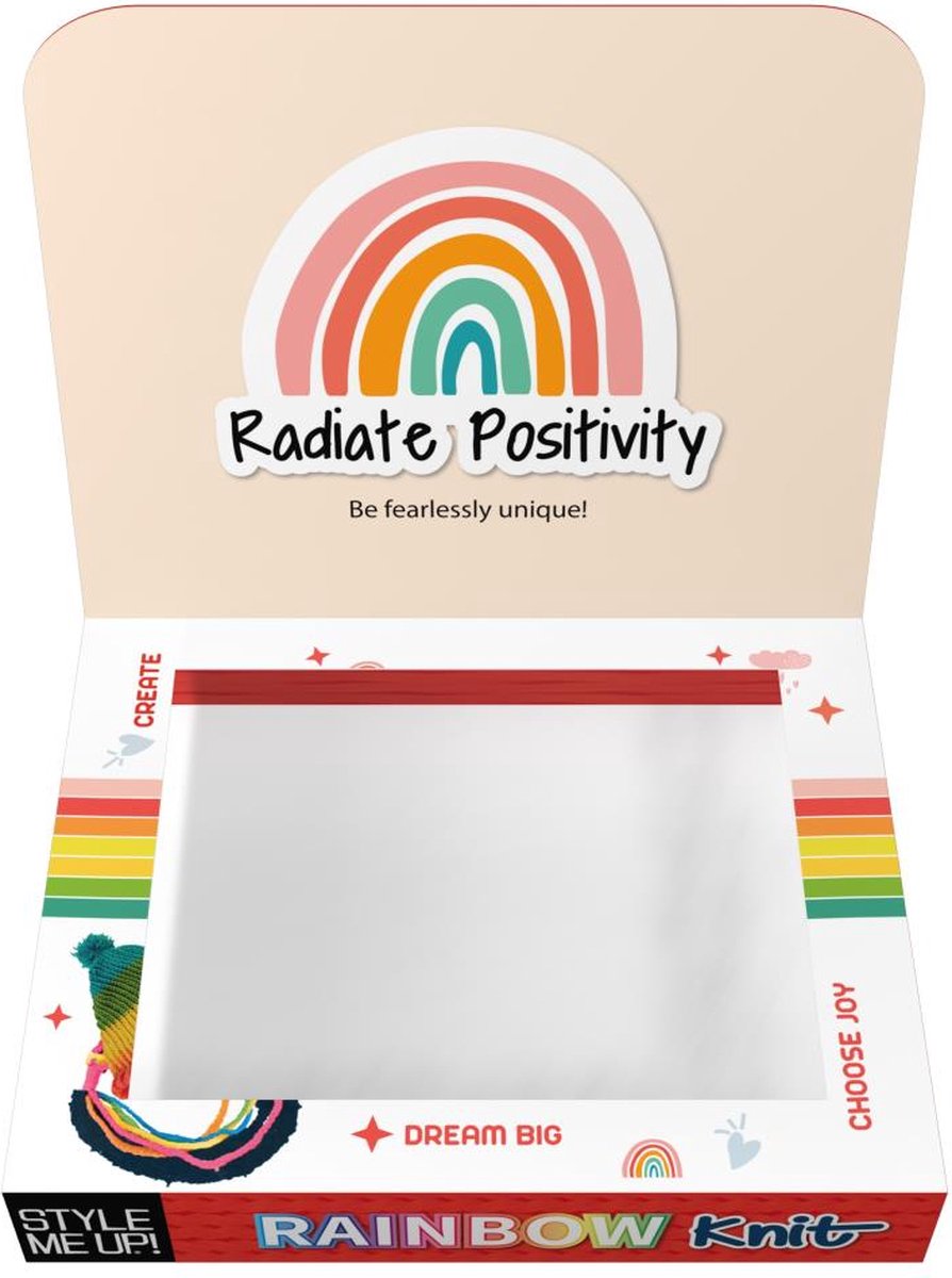 Haakpakket - SpiceBox Style Me Up Deluxe Rainbow Knit Kit - met breiring - 15064