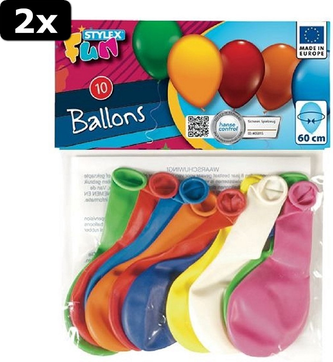 2x Ballonnen 10 Stuks