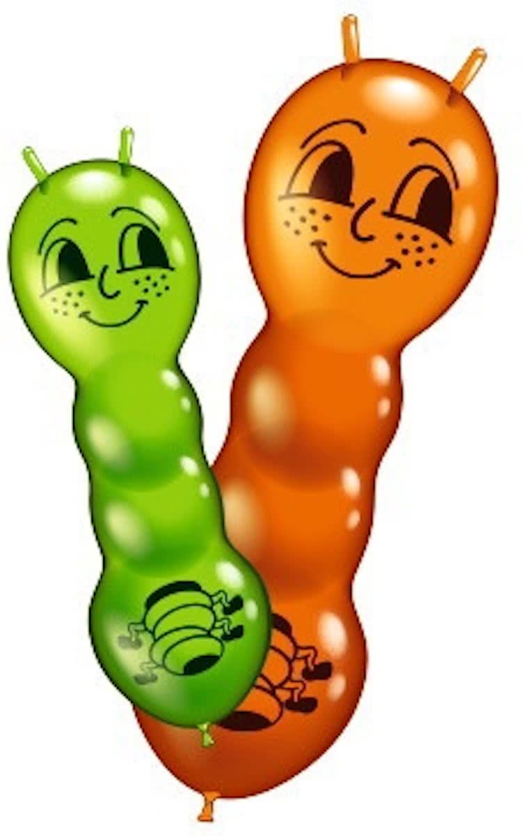 Ballonnen reuzenrupsen 70 cm