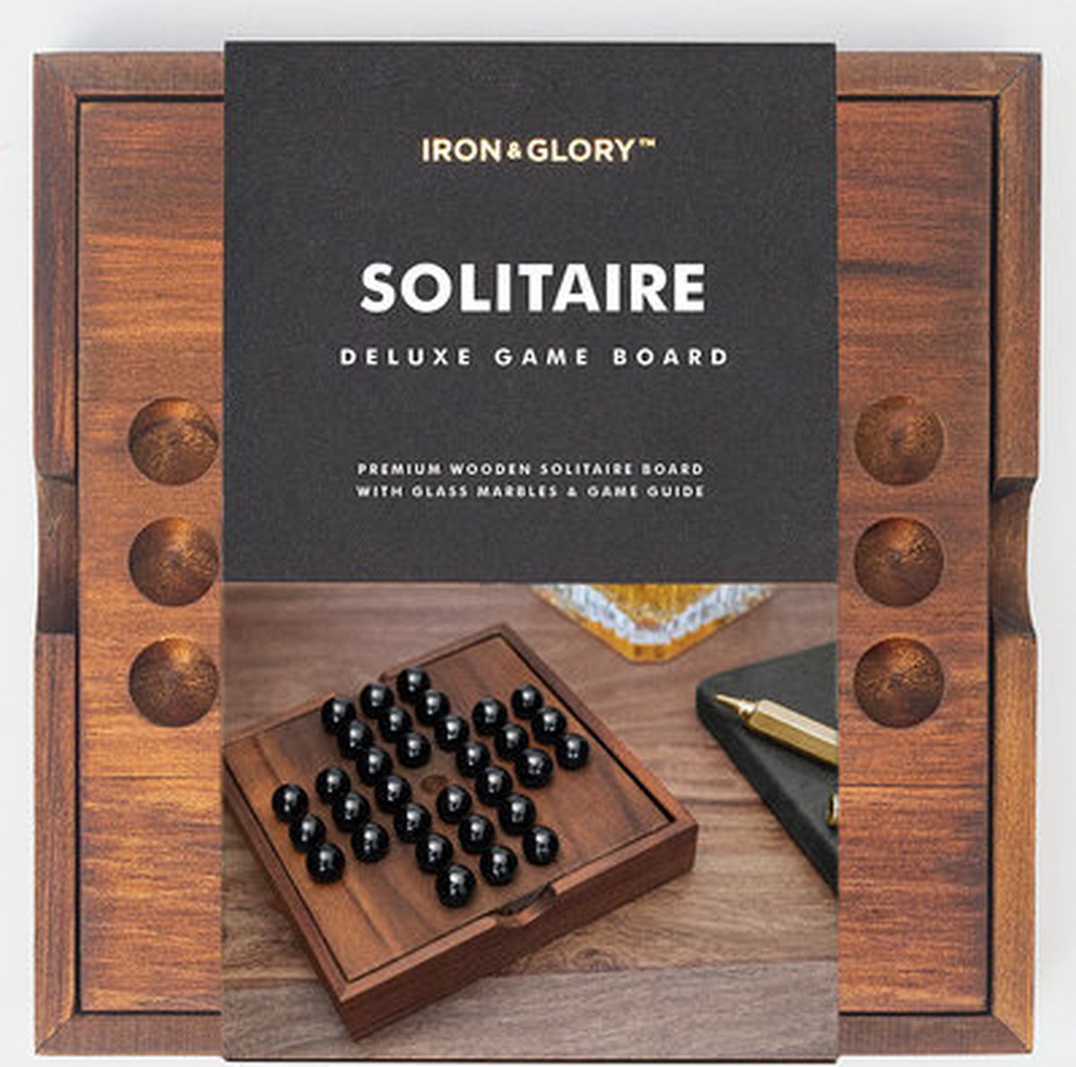 Suck UK - Denkspel Solitaire - Solo Noble Deluxe