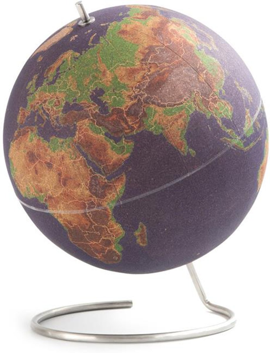 Suck UK - Gekleurde kurken wereldbol, groot