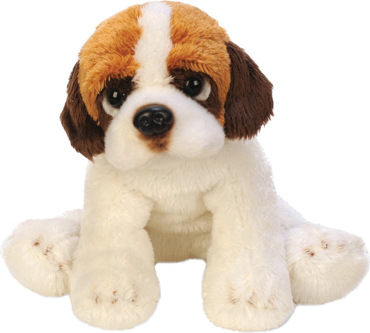Keel Toys Knuffel Hond - Sint Bernhard - pluche - knuffeldier - 13 cm