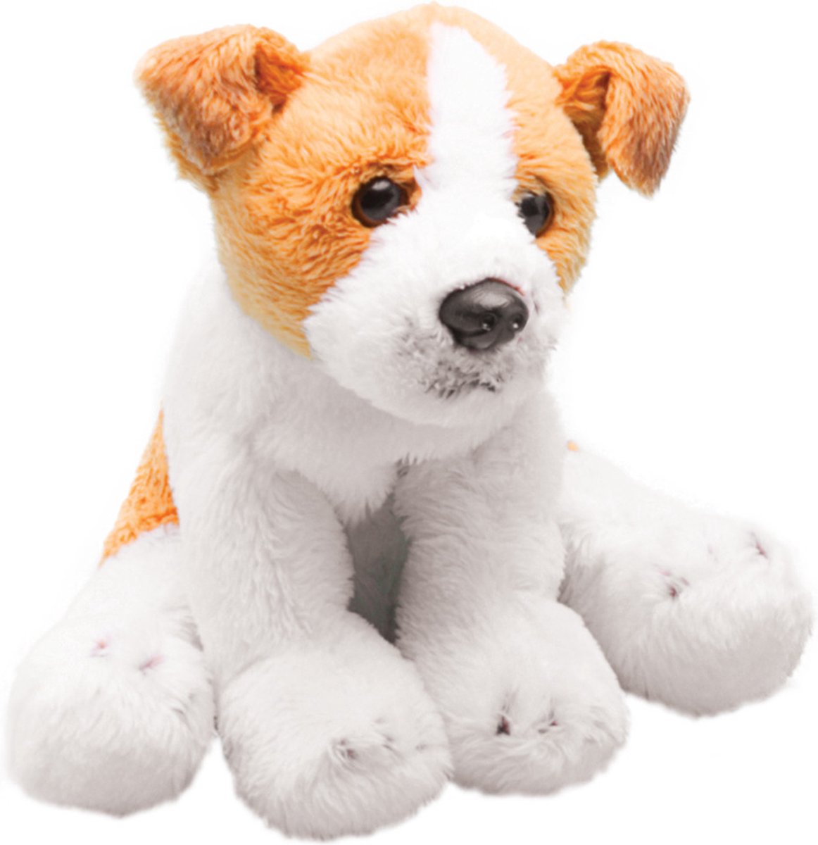 Pluche knuffel dieren Jack Russel hond 13 cm - Speelgoed knuffelbeesten - Honden soorten