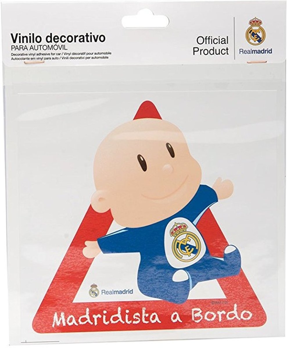   Sticker Madridista A Bordo Real Madrid Per Stuk