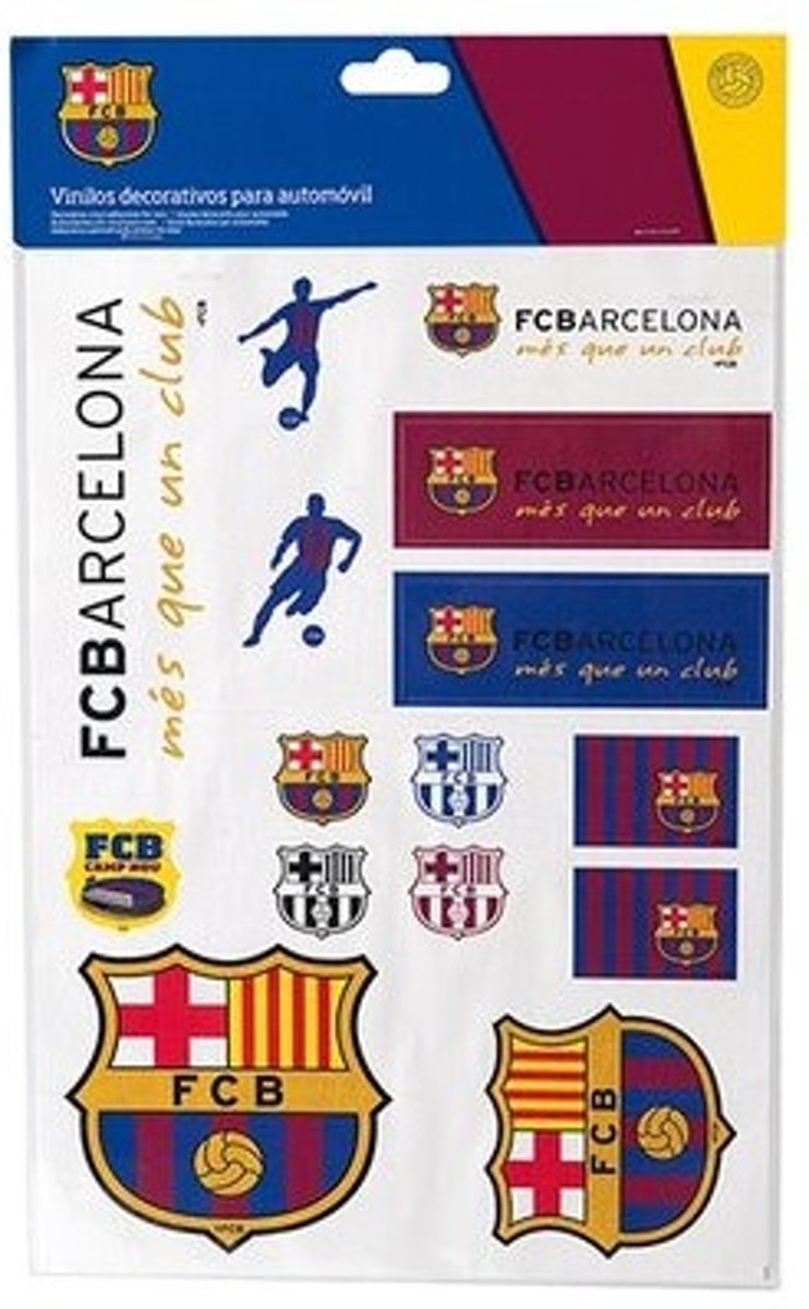 Sumex Stickerset Fc Barcelona 15-delig