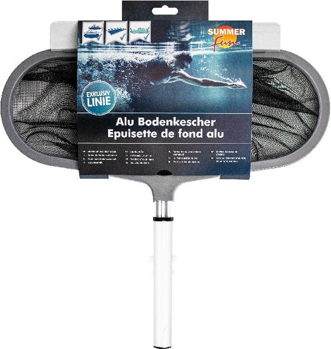 Summer fun Zwembad Bodem Schepnet Aluminium