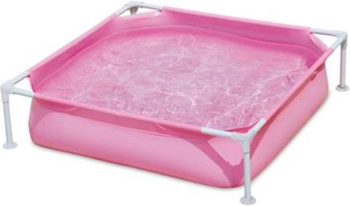 SUMMER WAVES ZWEMBAD SMALL FRAME 122 X 122 X 30 CM ROZE
