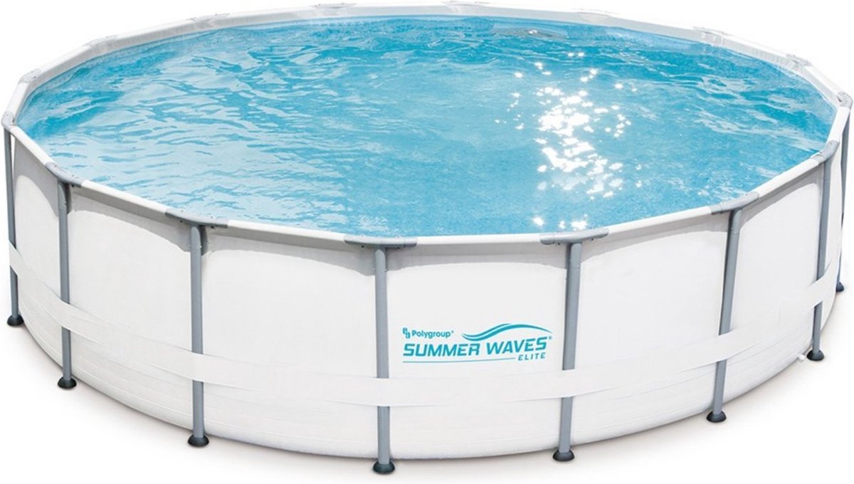 Summer Waves Zwembad Elite Frame 488 X 122 Cm + Zandfilterpomp