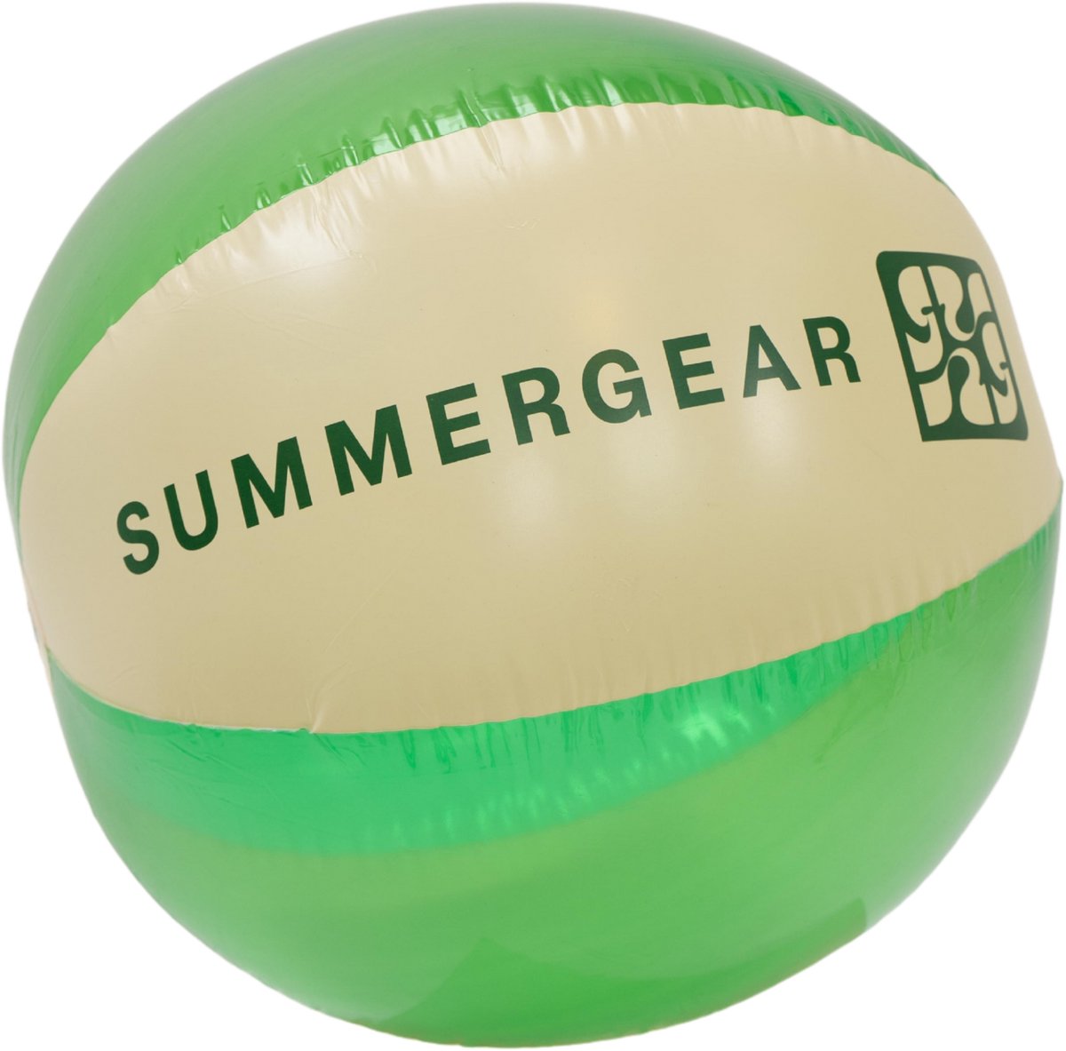 SummerGear Strandbal XL - Ø 90 cm – Eco Recycled Plastic – Opblaasbaar