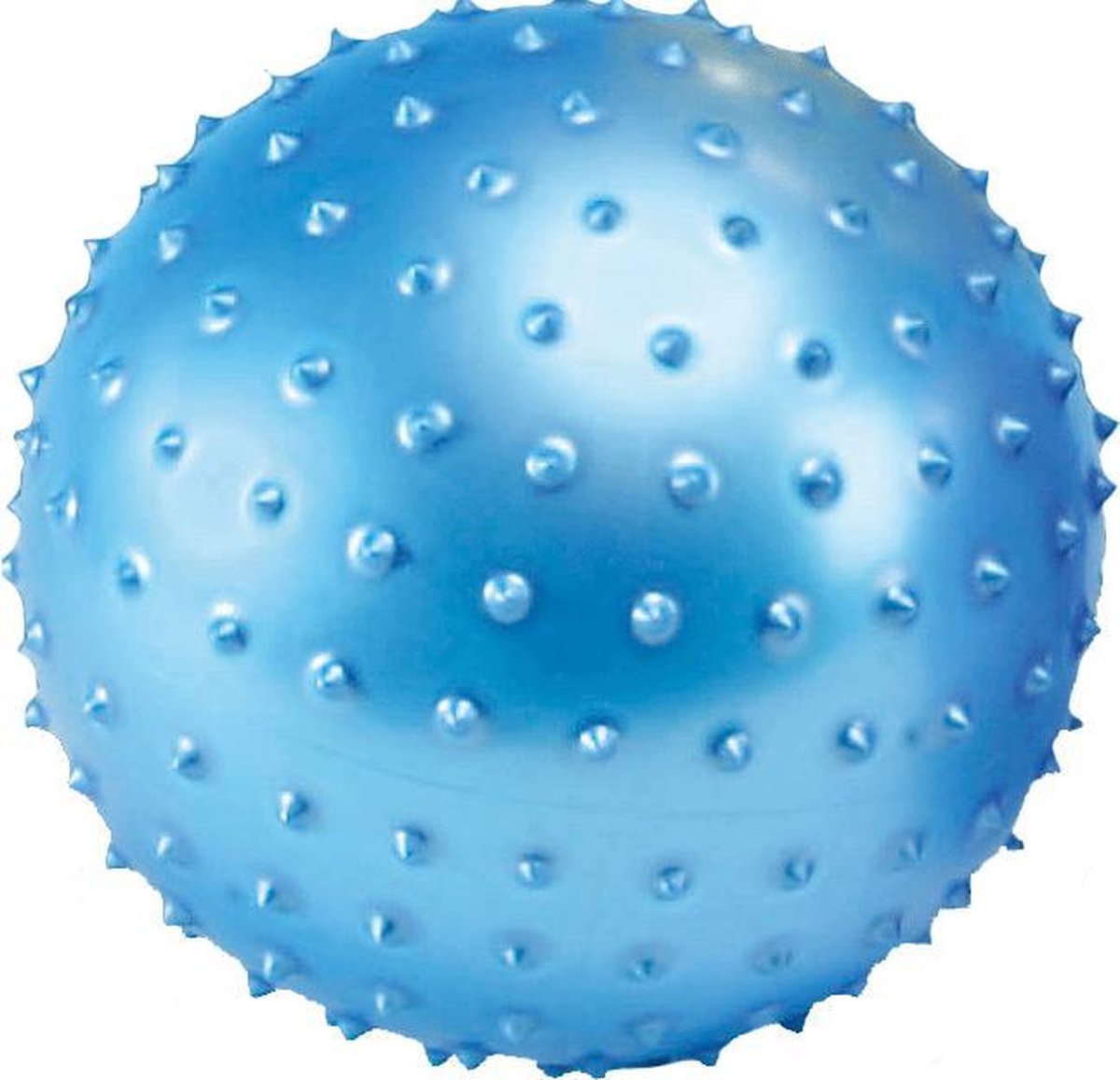 Bal Spiky 12 cm - blauw