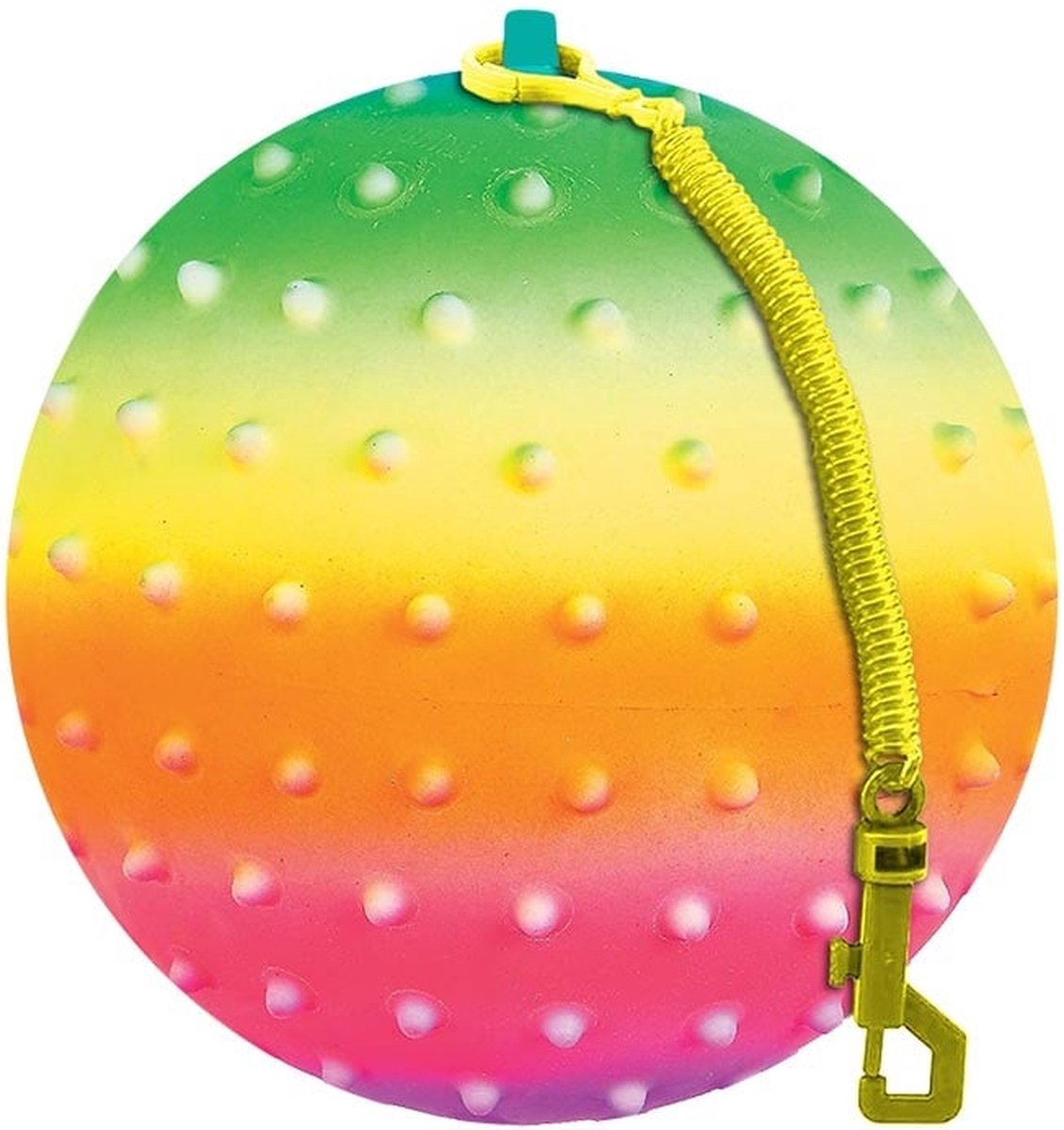 Keychain Ball 20cm Spiky Rainbow