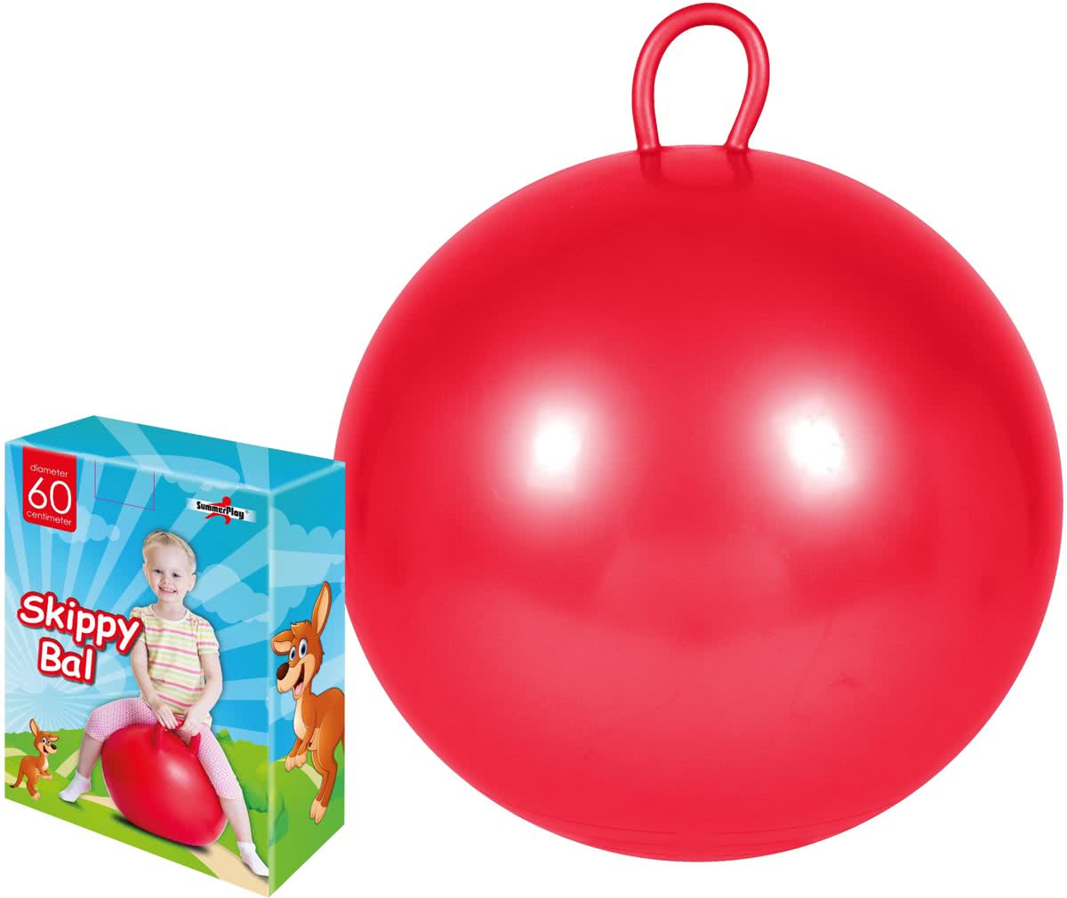 Skippybal 60 cm - Rood