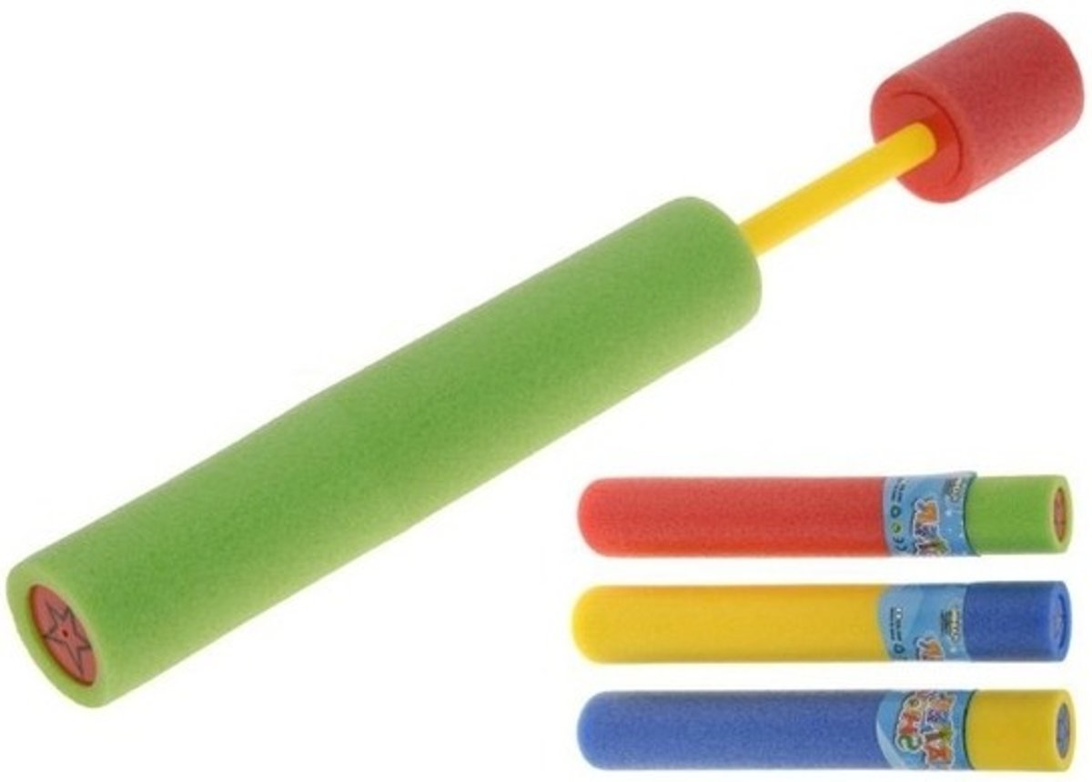 12x Waterpistool van foam 44 cm - Waterpistolen/waterspuiten voor kinderen - Buitenspeelgoed/waterspeelgoed