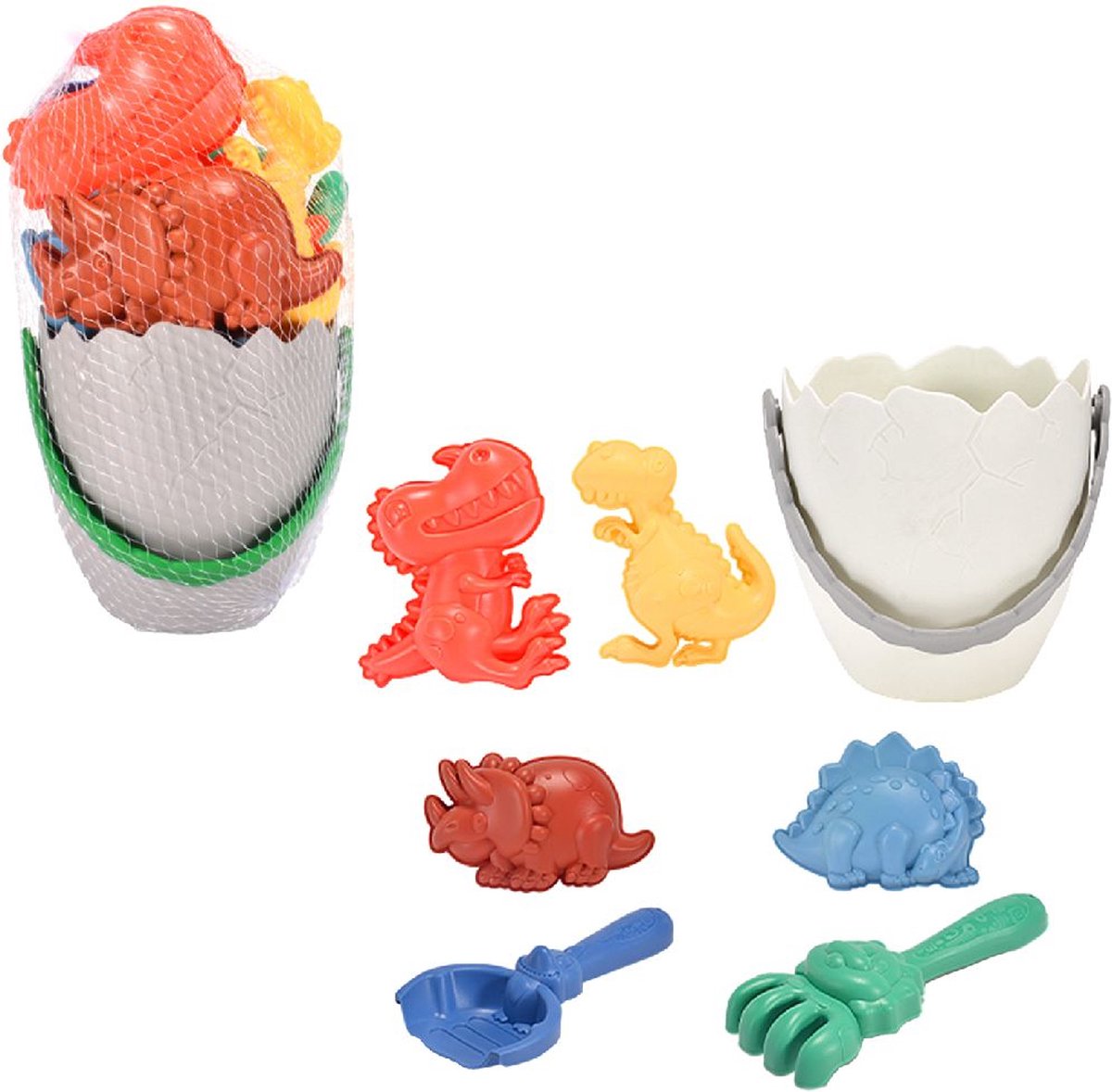 Summertime - Strandset - 7-delige Dino Ei