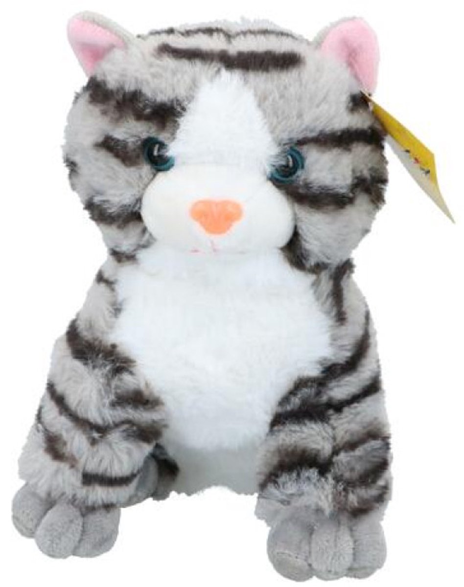 Kattenknuffel - knuffel - kat - 4 assorti