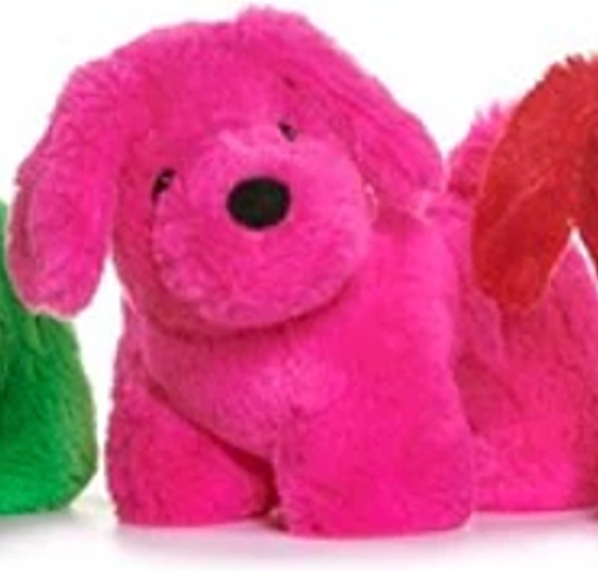 Luna - Pluche Knuffel Hond - Pink Roze - 25cm - Gratis verzonden